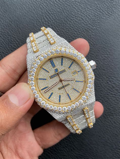fully iced out watches replica